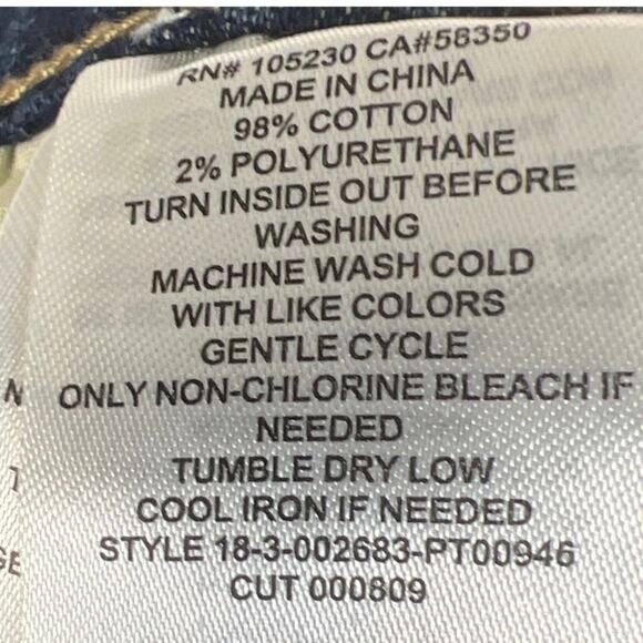 Current Elliott The Fan Kick Jeans Medium Wash (Brush) Fray Hem Size 25 NWT - Picture 10 of 12